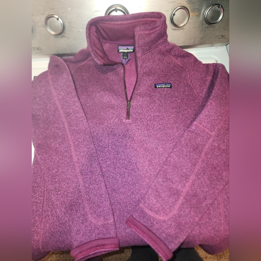 Womens large quarter zip patagonia jacket